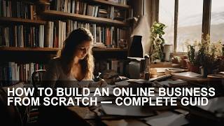How to build an online business from scratch — Complete Guide 2026