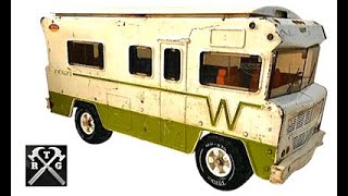 Tonka Winnebago Camper Restoration - Abandoned Tonka Restored