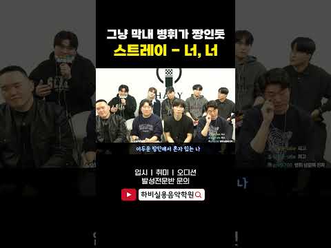 이 정도면 가수해도 되겠다 (<strong>스트레이너</strong> - 너, 너)
