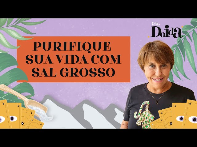 Sal grosso: como usar corretamente o agente universal de descarrego