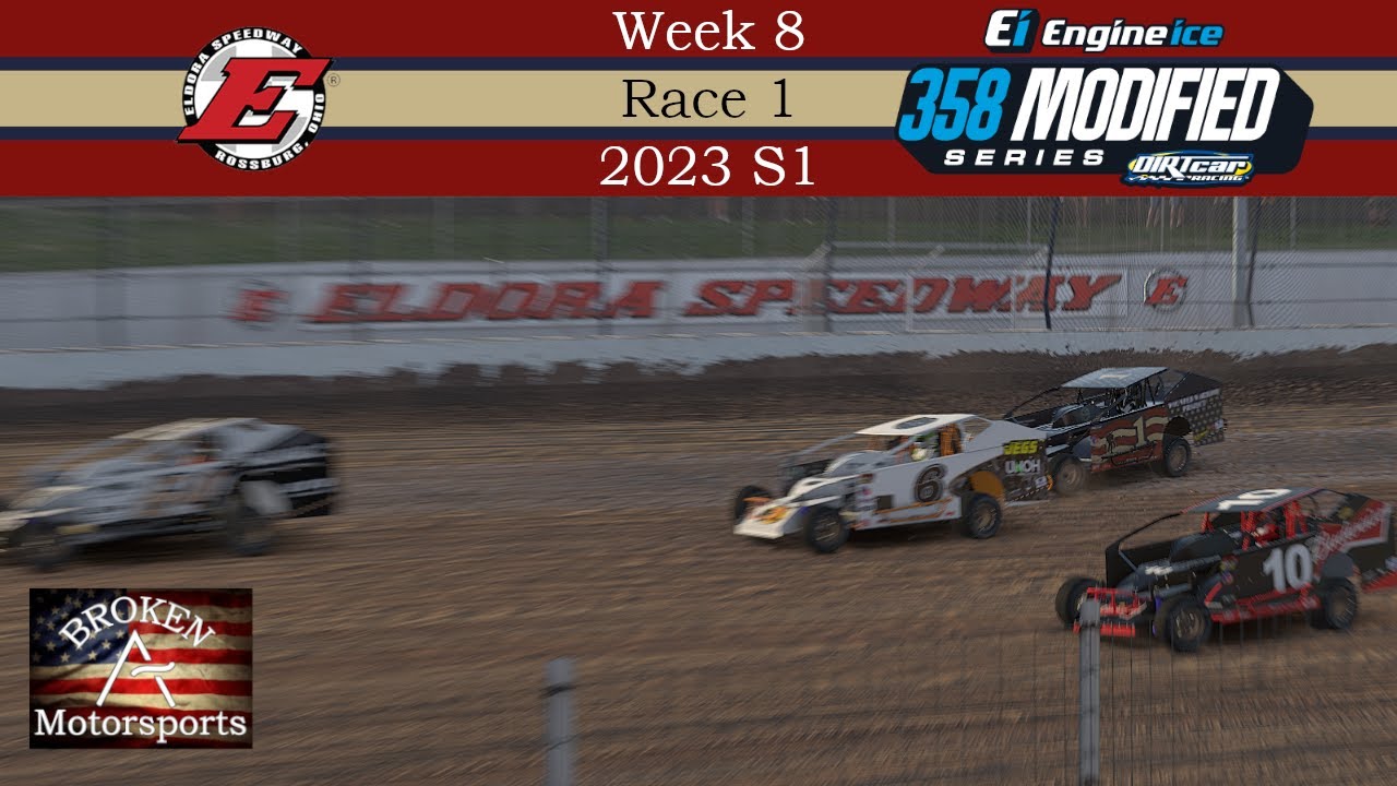 DIRTcar 358 Modified Engine Ice Series - Eldora Speedway - iRacing Dirt ...
