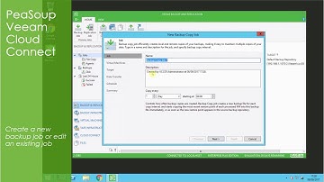 Veeam Cloud Connect with PeaSoup