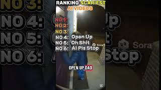 Ranking Scariest AI Videos 💀 #openai #sora2 #sora