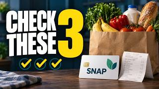 SNAP Changed October 1, 2026: 3 Things to Check