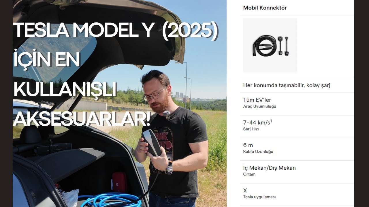 Tesla Model Y 2025 İçin En Kullanışlı Aksesuarlar! - YouTube