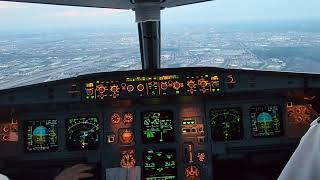 Air Canada a319 cockpit landing in Toronto