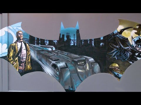 Inside the Batman 80th Seattle Mural