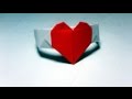 How to Make Origami Valentine Love Heart Ring - New- Easy