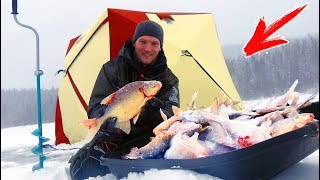 видео Зимняя рыбалка в Сибири » Я Рыболов