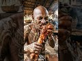 Tribal Feast: Savage Giant Bone Meat Bite in the Village! #triballife #tribalfeast #primitivecooking