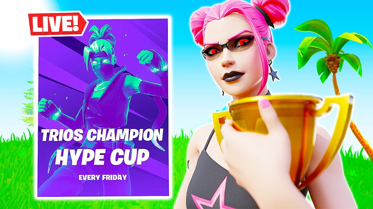 Download 🔴LIVE - Trio Hype Cup Champion Tournament Gameplay! (Fortnite Chapter 3)