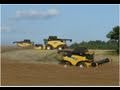 Big harvest with new holland combines