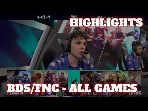 BDS vs FNC - All Games (Bo5) Highlights | Lower Final LEC Spring 2024 Playoffs | Fnatic vs Team BDS