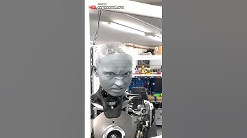 Robot Seeing Itself In The Mirror For The First Time Is Disturbing! (@engineered_arts)#robot #mirror