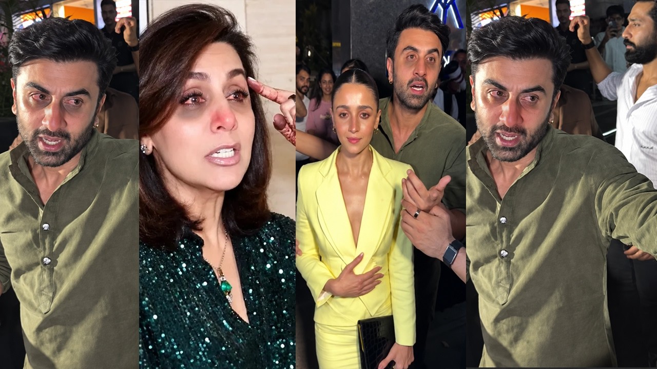 Ranbir Kapoor got Angry to Media and Vicky Kaushal for pushing Alia Bhat at a Restaurant!😡