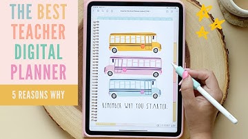 The Best Teacher Digital Planner | #1 Teacher Digital Planner | Digital Planner for Goodnotes 5