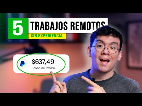 5 Trabajos REMOTOS