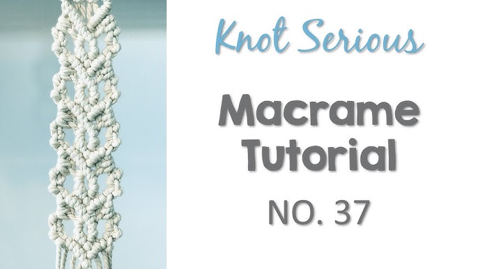 DIY MACRAME PATTERN TUTORIAL NO. 42