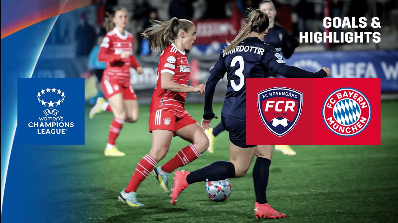 HIGHLIGHTS FC Rosengård - FC Bayern München -- UEFA Womens Champions League 2022-23 (Deutsch)