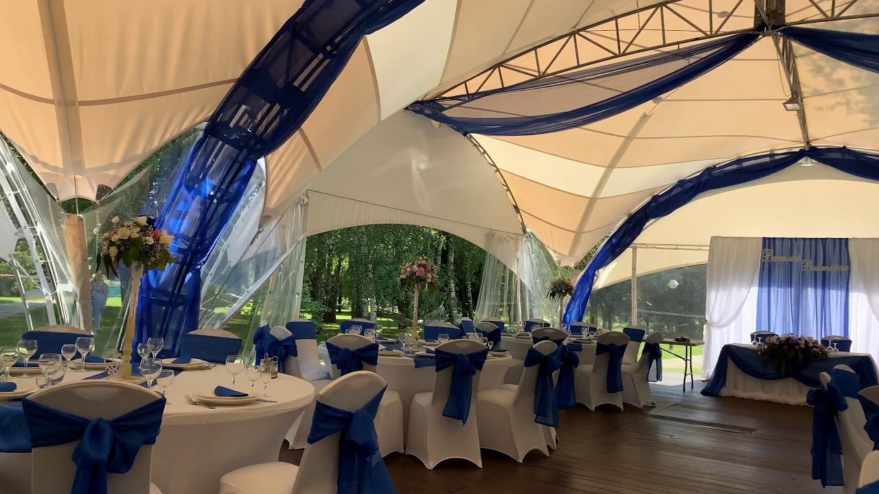 Оформление шатра - YouTube