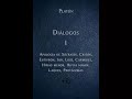 Dialogos I  - Platon (Audio libro parte 1 - Introducción a Platon)