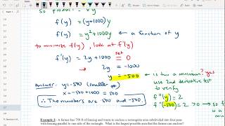3.7 Lecture:  Optimization Problems