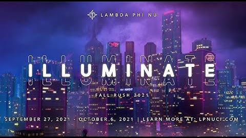 Lambda Phi Nu: Fall 2021 Recruitment Teaser Video