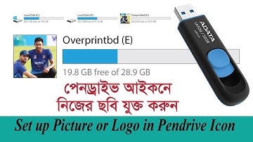 How to Set up Picture or Logo in Pen Drive Icon