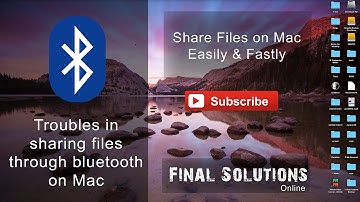 How to share file through bluetooth on Mac Osx