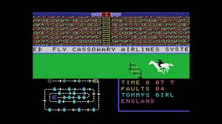 MSX Harvey Smith Showjumper (Software Projects, 1985) short-gameplay no-comment