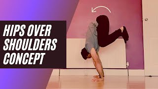 Hips over Shoulders Concept for Balance