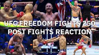 UFC Freedom 250: Justin Gaethje vs Ilia Topuria Post Fight Recap, Reactions, & Breakdown