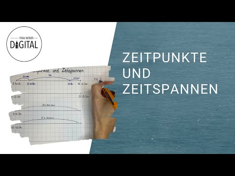 Video: Was ist eine Zeitspanne?