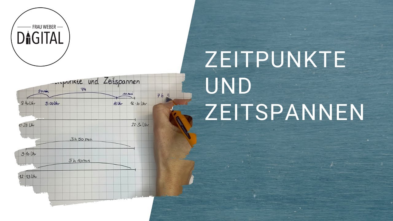 Zeitpunkte und Zeitspannen berechnen - so geht das I Klasse 4 - YouTube