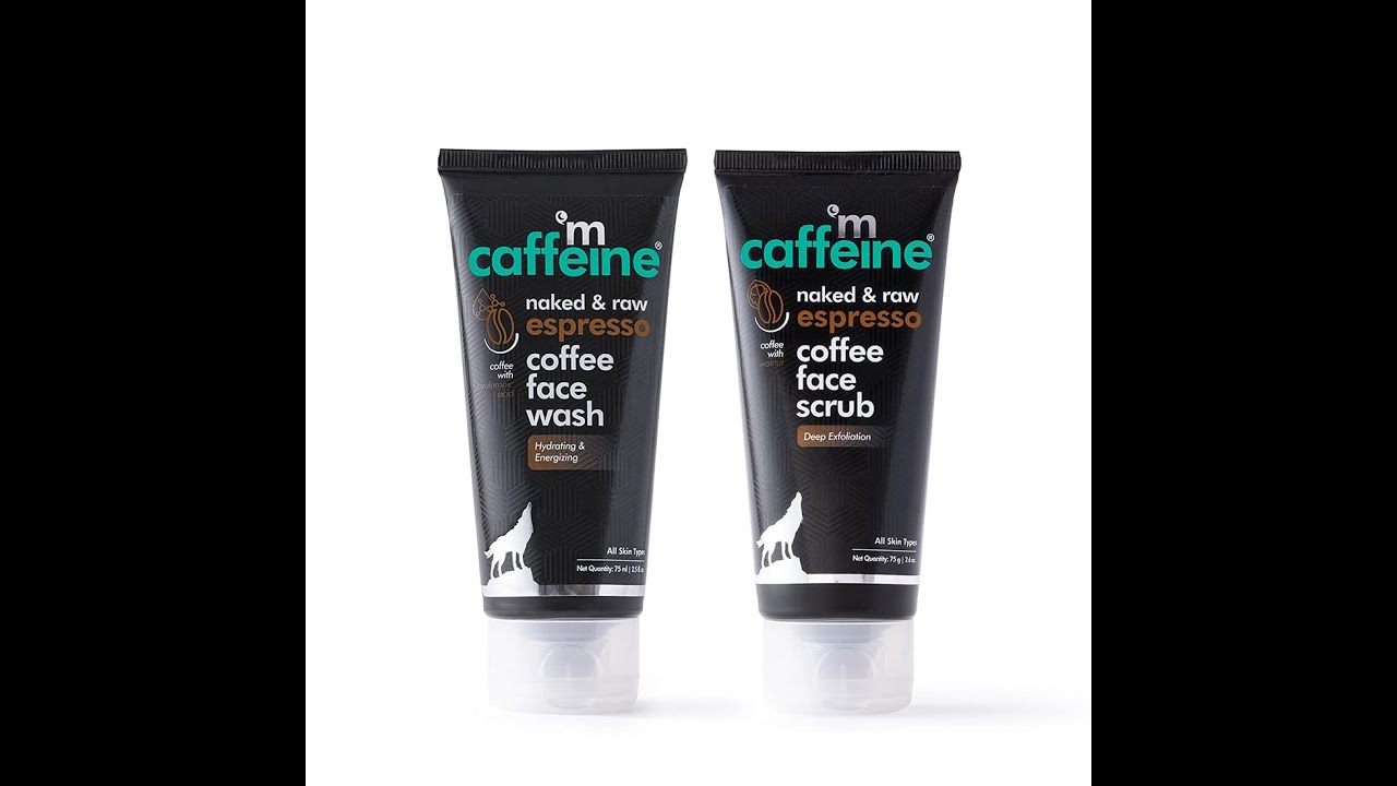 mCaffeine Exfoliating Face Wash & Face Scrub Combo | WowSilao | 