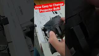 How Easy to Change Projector Bulb #projector #ustprojector #hometheater #gaming #epson #cinema