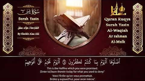 سورة يس، الرحمن، الواقعة، الملك بصوت جميل هادئ مريح للقلب