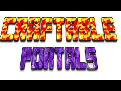 minecraft pocket edition Craftable Portals addon