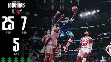 Anthony Edwards Scores 25 Points Vs The Chicago Bulls | 10.16.25