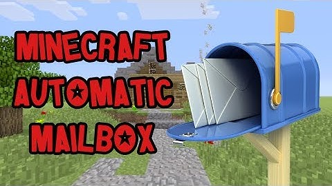 Minecraft Invention - Mail System Redstone Tutorial