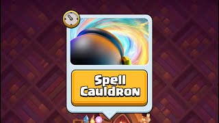 BEST DECK to Beat SPELL CAULDRON CHALLENGE in CLASH ROYALE