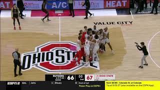 Tanner Holden Game Winner for Ohio State vs Rutgers 12-08-22