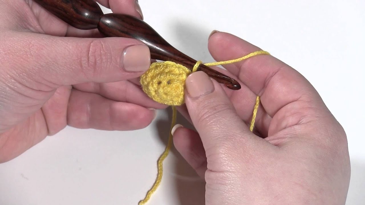 How to Crochet Buttons LeftHanded Version YouTube