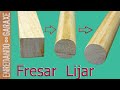 Cómo hacer varillas redondas de madera o palos redondos de madera
