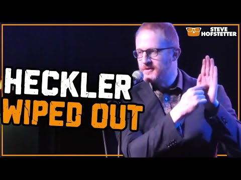 Comedian Flips Off Heckler - Steve Hofstetter