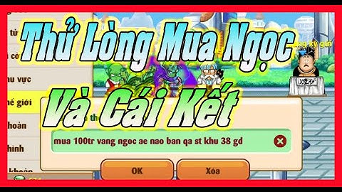 Cầm Nick Của Jenki Thử Lòng Các Ae Bán Ngọc Trong Game Sv6 Và Cái Kết | Ngọc Rồng Online