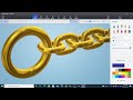 Gold Chain 3D Model Using Paint 3D - Paint 3D Tutorial