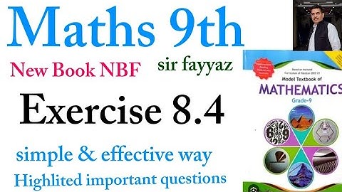 Maths class 9th | chapter 8 | Exercise 8.4 | Geometry and straight line | NBF | ex 8.4 | sir fayyaz