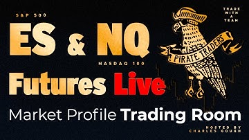 LIVE 🔴 ES & NQ Market Profile Trading Room | April 14, 2022 (S&P 500)