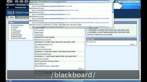 Accessing and downloading Digital Dropbox™ files from Blackboard™ 9